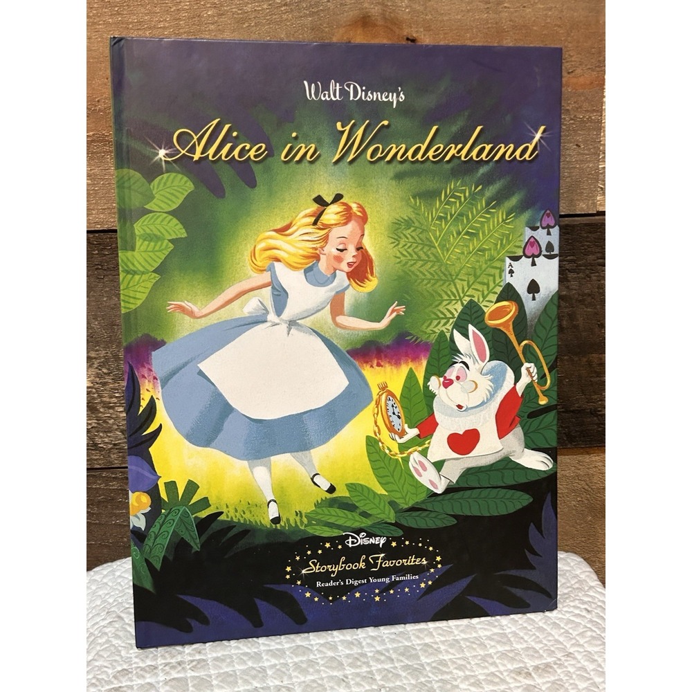BOOK Walt DIsneys Alice in Wonderland Little Golden Book 2004 hardcover Children